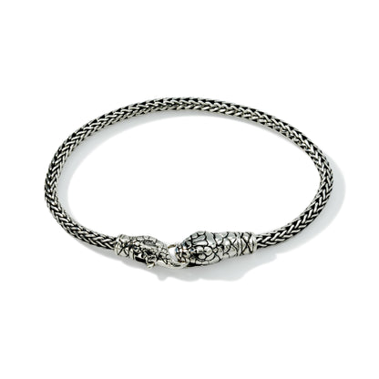 BRACELET CHAIN SNAKE HEAD CLASP