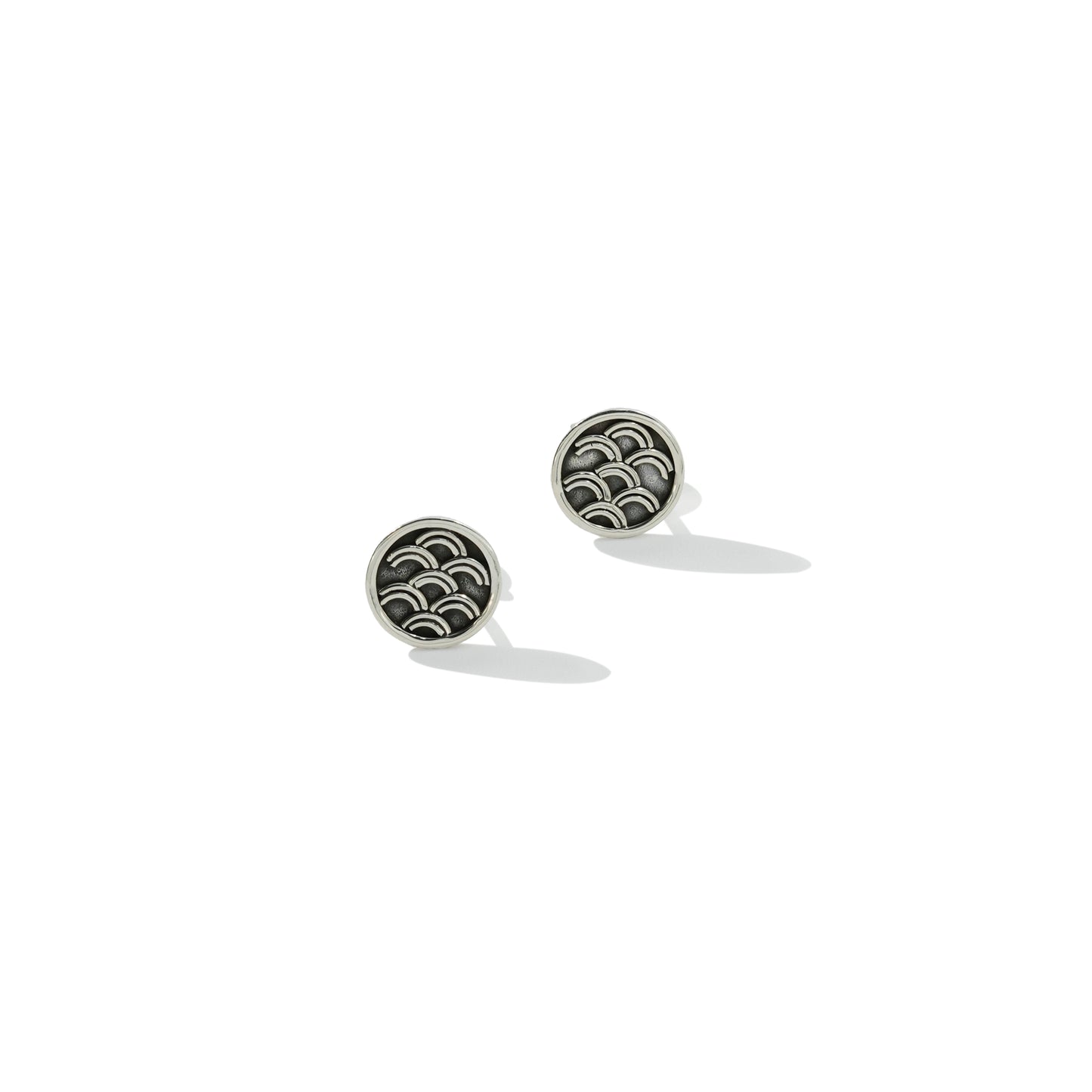 EARRING STUD ROUND NAGA