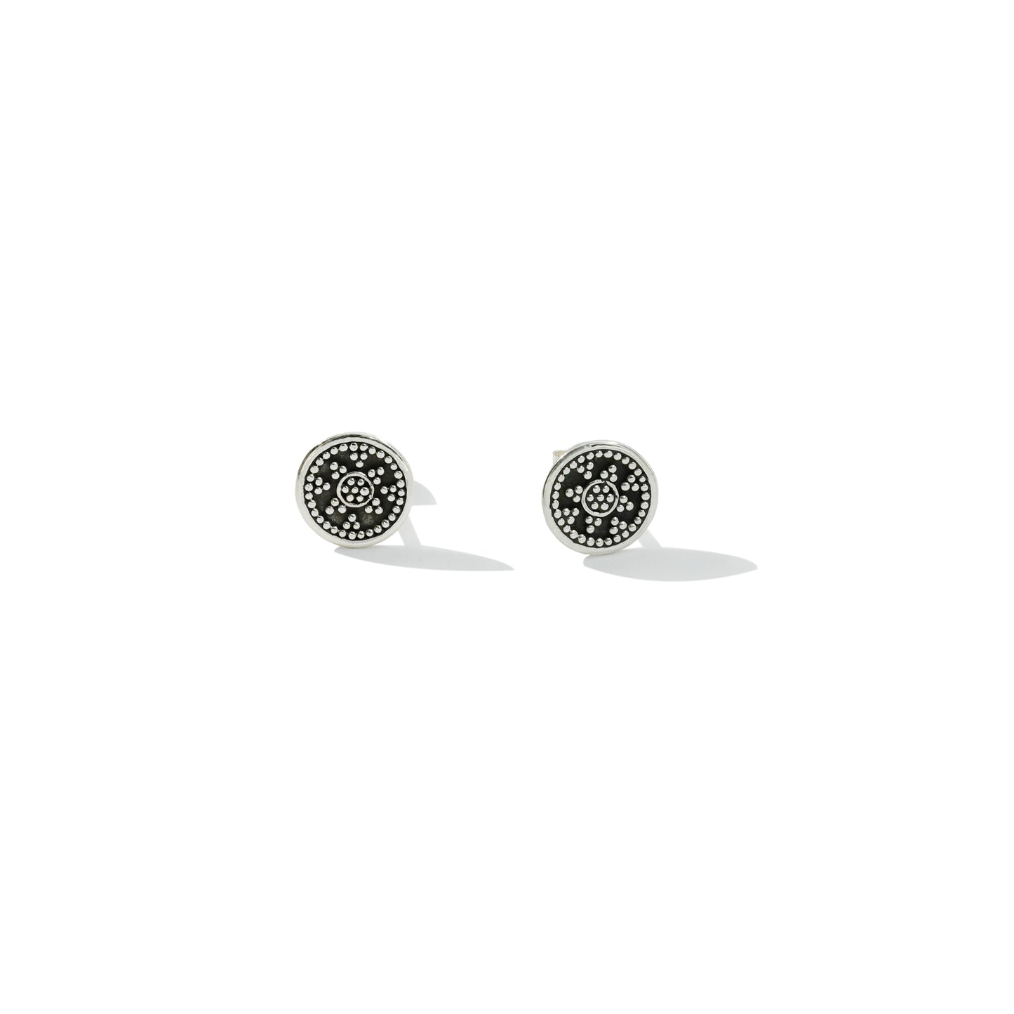 EARRING STUD ROUND JAWAN GUNUNG