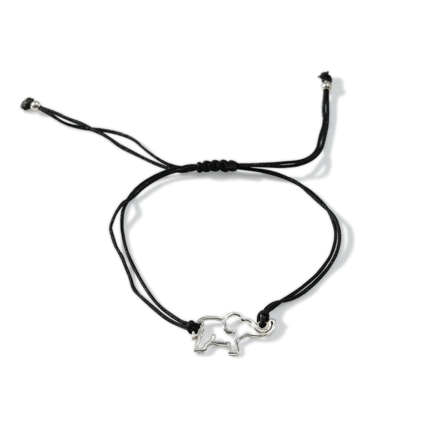 BRACELET SHAMBALA ELEPHANT SILHUETTE