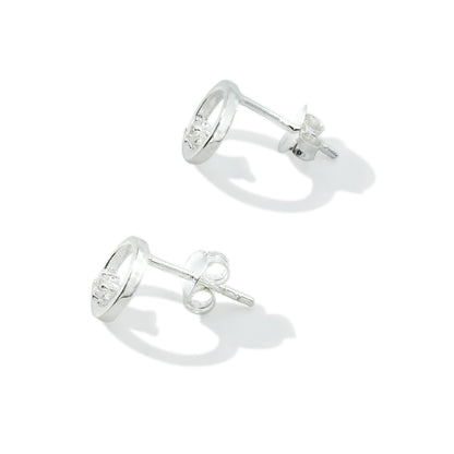 EARRING ROUND ZIRCONIA E4867SCZ