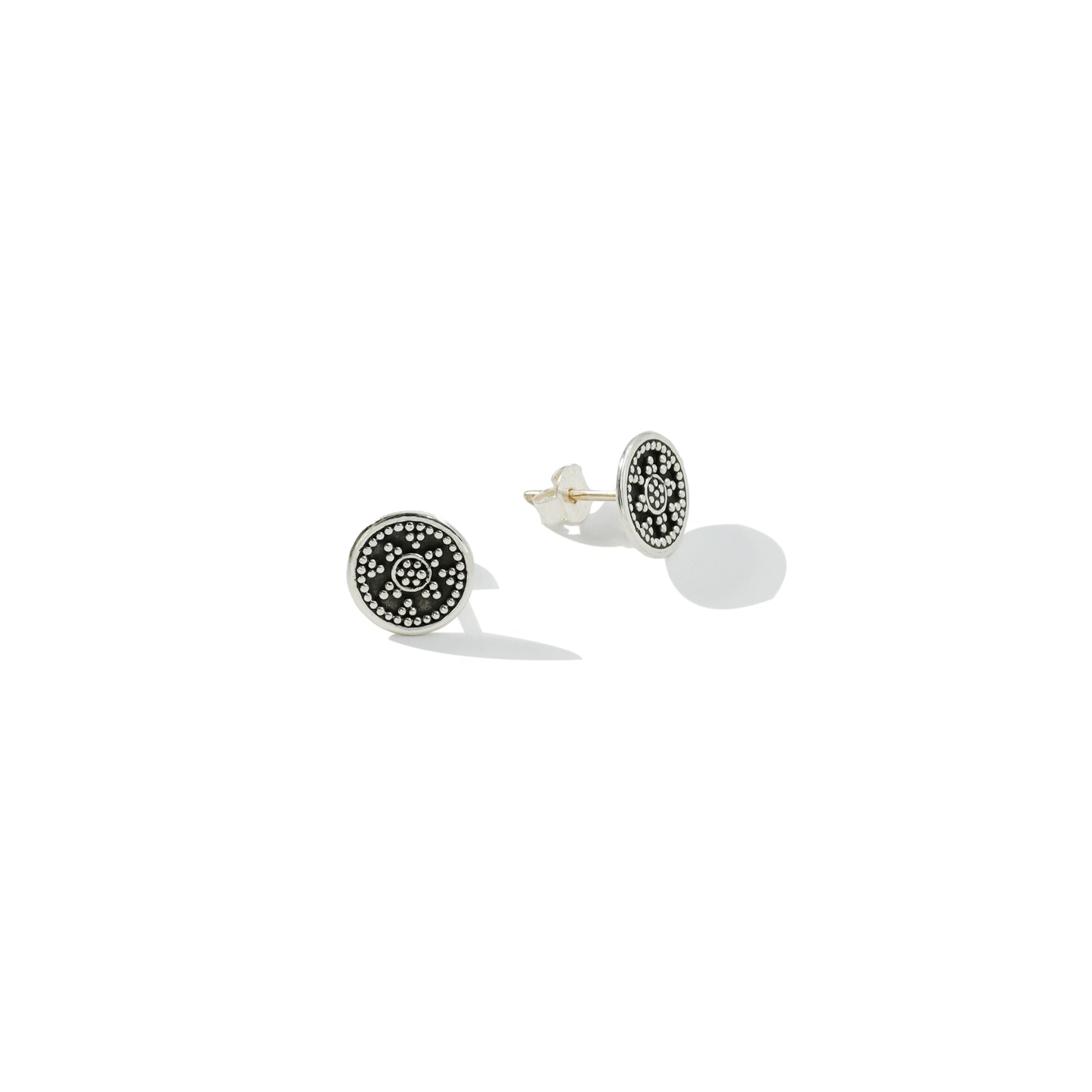 EARRING STUD ROUND JAWAN GUNUNG