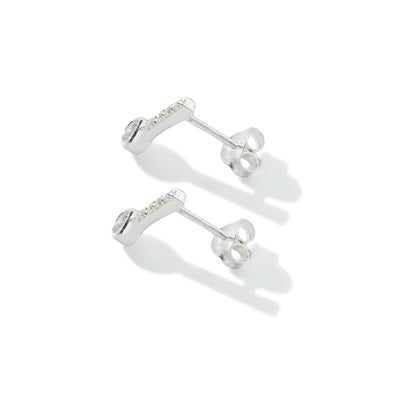 EARRING LINEAR ROUND ZIRCONIA E4813SCZ