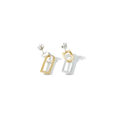 EARRING LINK 18K GOLD PLATED