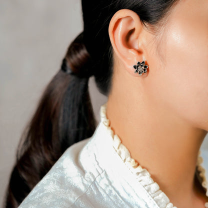 EARRING STUD FLOWER LOTUS