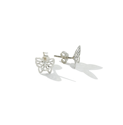 EARRING STUD TINY BUTTERFLY CUT OUT 011-30465